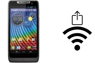 Générer un QR code avec la clé Wifi sur un Motorola RAZR D3 XT919