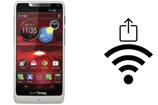 Générer un QR code avec la clé Wifi sur un Motorola DROID RAZR M