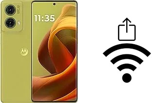 Générer un QR code avec la clé Wifi sur un Motorola S50 Neo