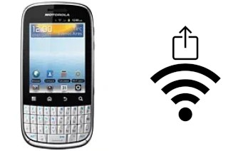 Générer un QR code avec la clé Wifi sur un Motorola SPICE Key XT317