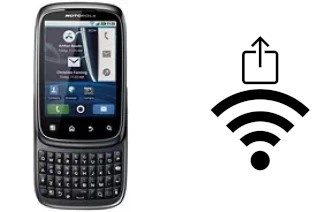 Générer un QR code avec la clé Wifi sur un Motorola SPICE XT300