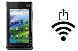 Générer un QR code avec la clé Wifi sur un Motorola XT701