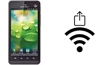 Générer un QR code avec la clé Wifi sur un Motorola XT928