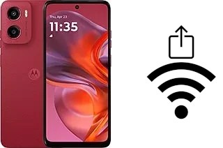 Générer un QR code avec la clé Wifi sur un Motorola Moto G05