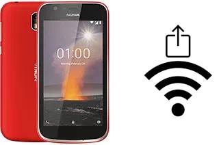 Générer un QR code avec la clé Wifi sur un Nokia 1