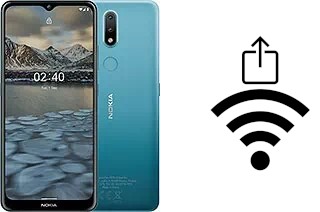 Générer un QR code avec la clé Wifi sur un Nokia 2.4