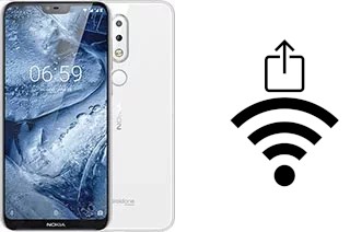 Générer un QR code avec la clé Wifi sur un Nokia 6.1 Plus (Nokia X6)