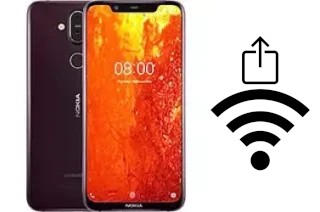 Générer un QR code avec la clé Wifi sur un Nokia 8.1