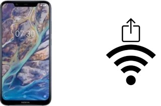 Générer un QR code avec la clé Wifi sur un Nokia X7