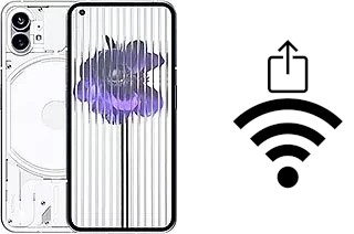 Générer un QR code avec la clé Wifi sur un Nothing Phone (1)