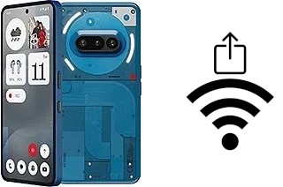 Générer un QR code avec la clé Wifi sur un Nothing Phone (3a)