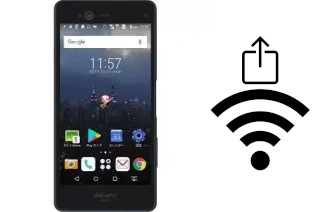 Générer un QR code avec la clé Wifi sur un NTT F-01K
