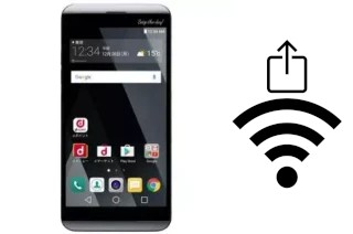 Générer un QR code avec la clé Wifi sur un NTT L-01J