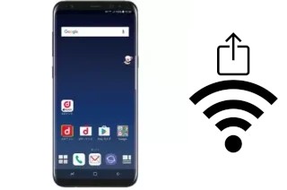 Générer un QR code avec la clé Wifi sur un NTT SC-02J