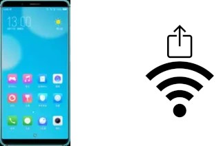 Générer un QR code avec la clé Wifi sur un nubia Z18 mini