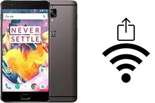 Générer un QR code avec la clé Wifi sur un OnePlus 3T