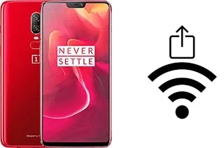 Générer un QR code avec la clé Wifi sur un OnePlus 6