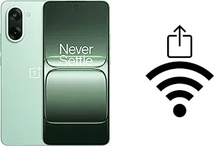 Générer un QR code avec la clé Wifi sur un OnePlus Ace 5 Racing