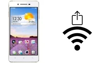 Générer un QR code avec la clé Wifi sur un Oppo R1 R829T