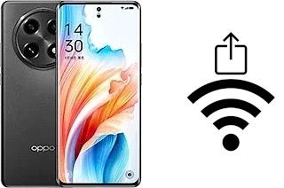 Générer un QR code avec la clé Wifi sur un Oppo A2 Pro