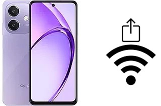 Générer un QR code avec la clé Wifi sur un Oppo A3 4G