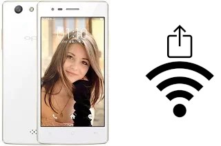 Générer un QR code avec la clé Wifi sur un Oppo A31 (2015)