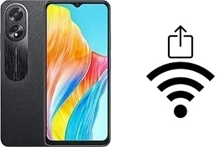 Générer un QR code avec la clé Wifi sur un Oppo A38