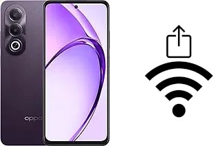 Générer un QR code avec la clé Wifi sur un Oppo A3x (China)