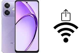 Générer un QR code avec la clé Wifi sur un Oppo A3x
