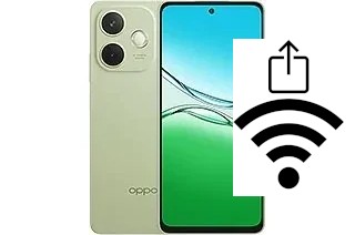 Générer un QR code avec la clé Wifi sur un Oppo A5 Energy