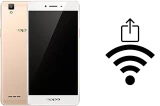 Générer un QR code avec la clé Wifi sur un Oppo A53