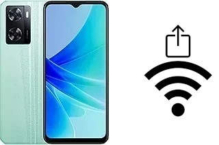 Générer un QR code avec la clé Wifi sur un Oppo A57e
