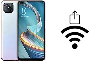 Générer un QR code avec la clé Wifi sur un Oppo Reno4 Z 5G