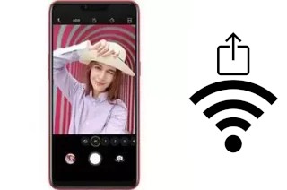 Générer un QR code avec la clé Wifi sur un Oppo AX5