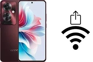 Générer un QR code avec la clé Wifi sur un Oppo F25 Pro