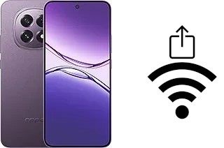 Générer un QR code avec la clé Wifi sur un Oppo F29