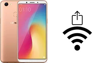 Générer un QR code avec la clé Wifi sur un Oppo F5