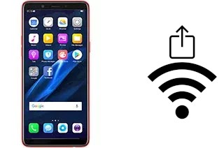 Générer un QR code avec la clé Wifi sur un Oppo F7 Youth