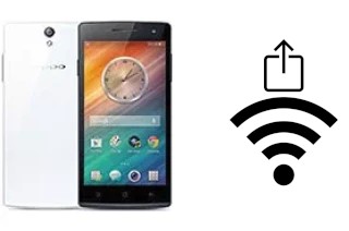 Générer un QR code avec la clé Wifi sur un Oppo Find 5 Mini