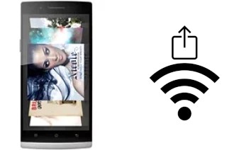 Générer un QR code avec la clé Wifi sur un Oppo Find 5