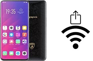 Générer un QR code avec la clé Wifi sur un Oppo Find X Lamborghini Edition