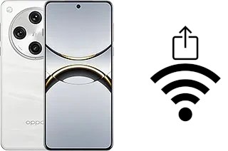 Générer un QR code avec la clé Wifi sur un Oppo Find X8 Pro