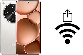 Générer un QR code avec la clé Wifi sur un Oppo Find X8 Ultra