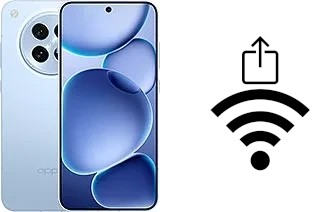 Générer un QR code avec la clé Wifi sur un Oppo Find X8s
