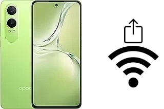 Générer un QR code avec la clé Wifi sur un Oppo K12x