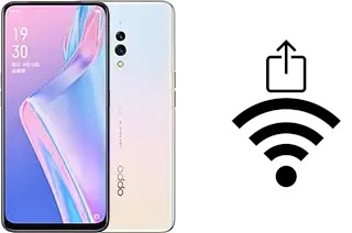 Générer un QR code avec la clé Wifi sur un Oppo K3