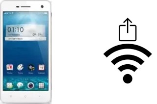 Générer un QR code avec la clé Wifi sur un Oppo Mirror R819
