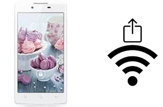 Générer un QR code avec la clé Wifi sur un Oppo Neo