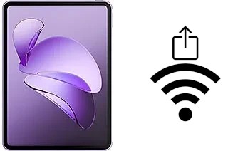 Générer un QR code avec la clé Wifi sur un Oppo Pad 3