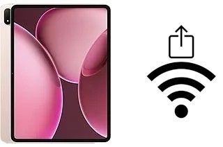 Générer un QR code avec la clé Wifi sur un Oppo Pad 4 Pro